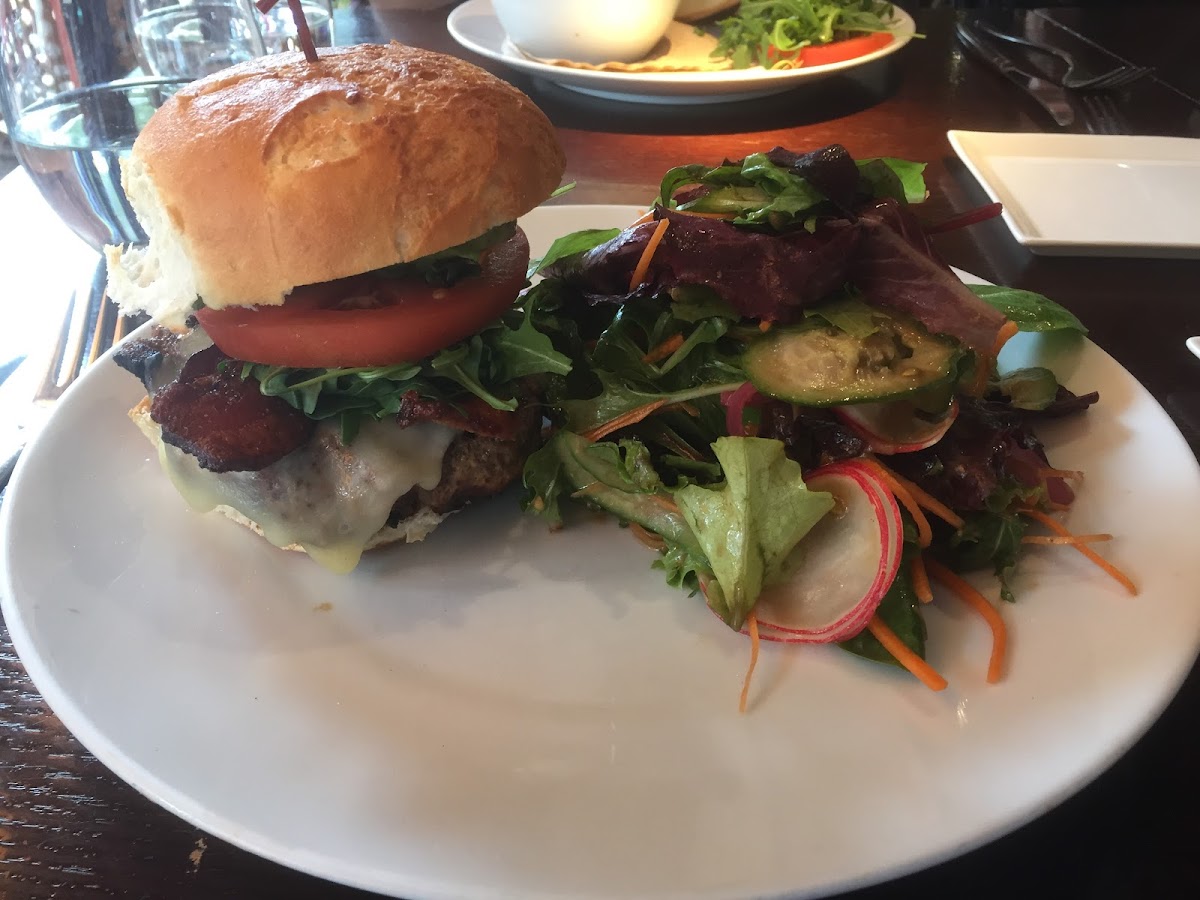 Gluten-Free Burgers at Basil Seasonal Dining