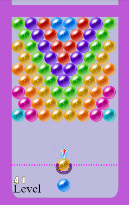 Android application Bubble Shooter screenshort