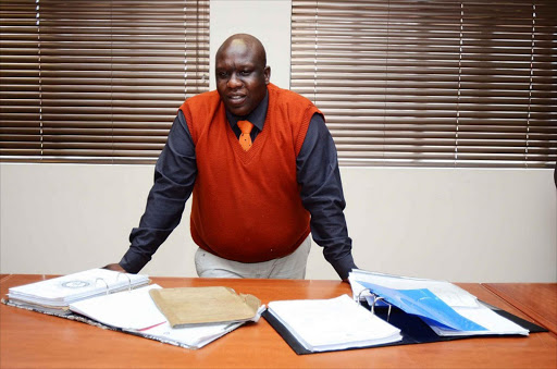 April 06 2017 Constable Lufhuno Brian Sono has worked on many prominant cases and has cleverly helped solve the Rhodespark Rape case, which happened in Kensington in 2015. Pic: Mduduzi Ndzingi. © Sowetan.