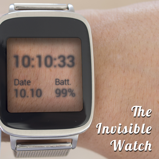Android application The Invisible Watch Face screenshort