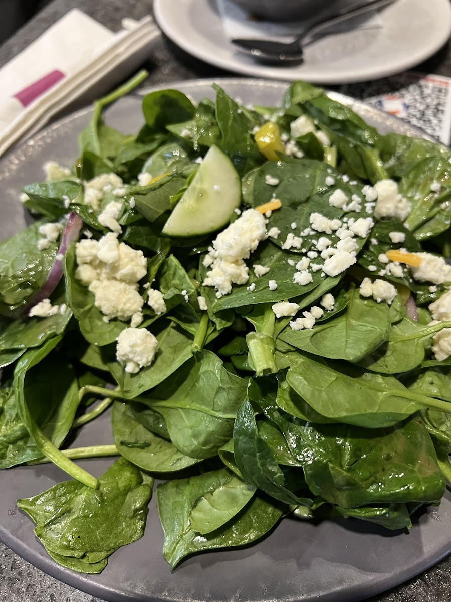 Greek salad without added protein