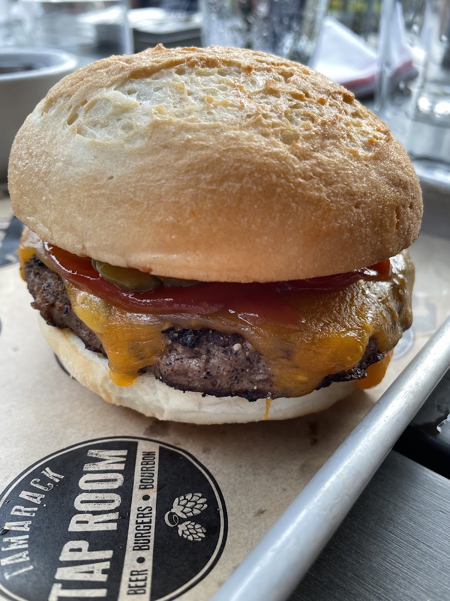 Cheeseburger w/ GF bun