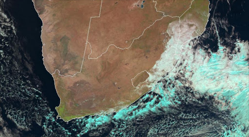 South Africa as seen by the EUMETSAT July 7 1300