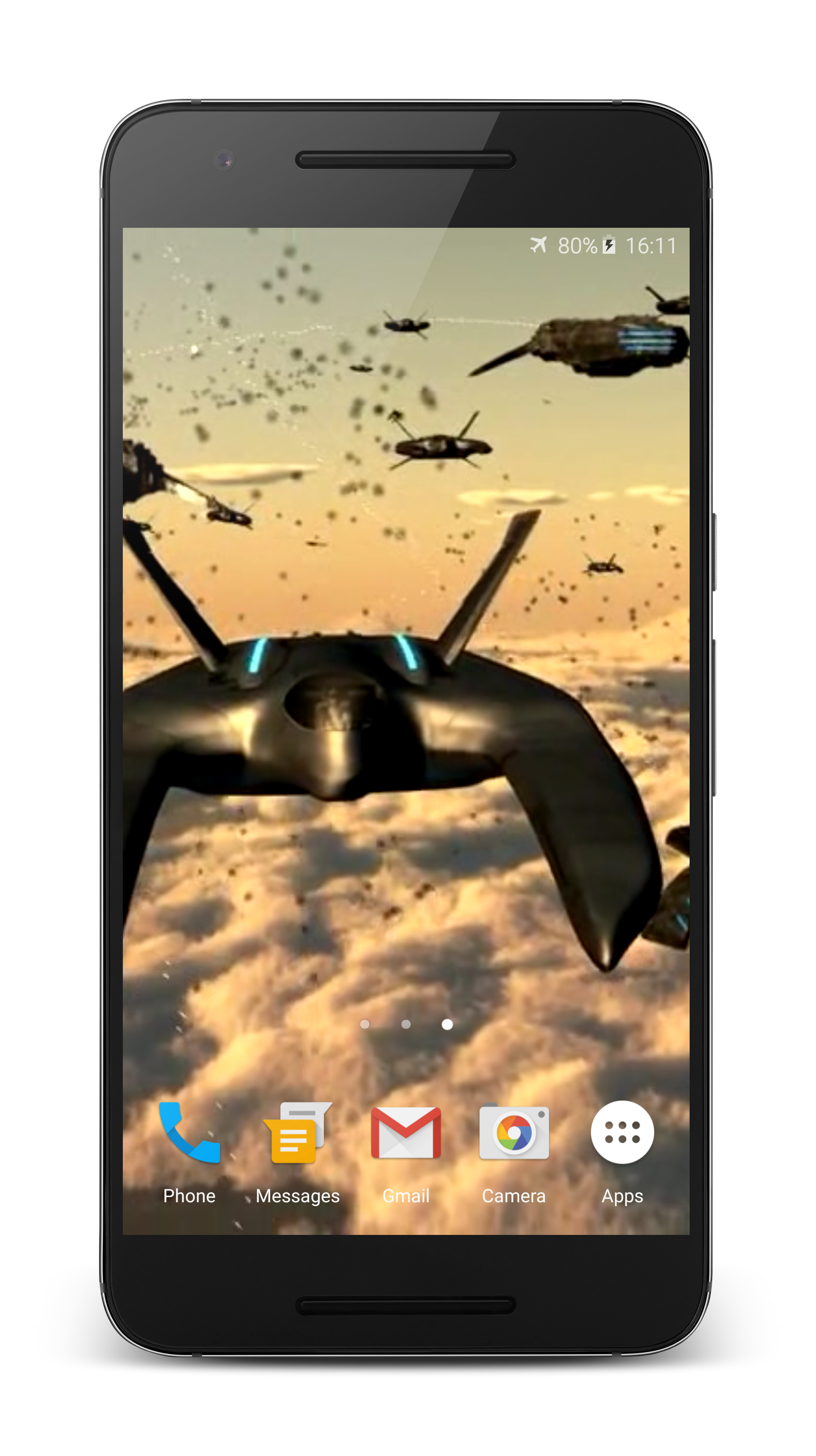 Android application Space Ship Battles 3D screenshort