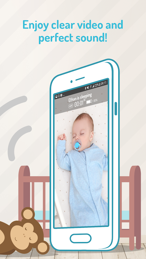 Baby Monitor Free ~ Nanny Cam, 3G & WiFi Cloud