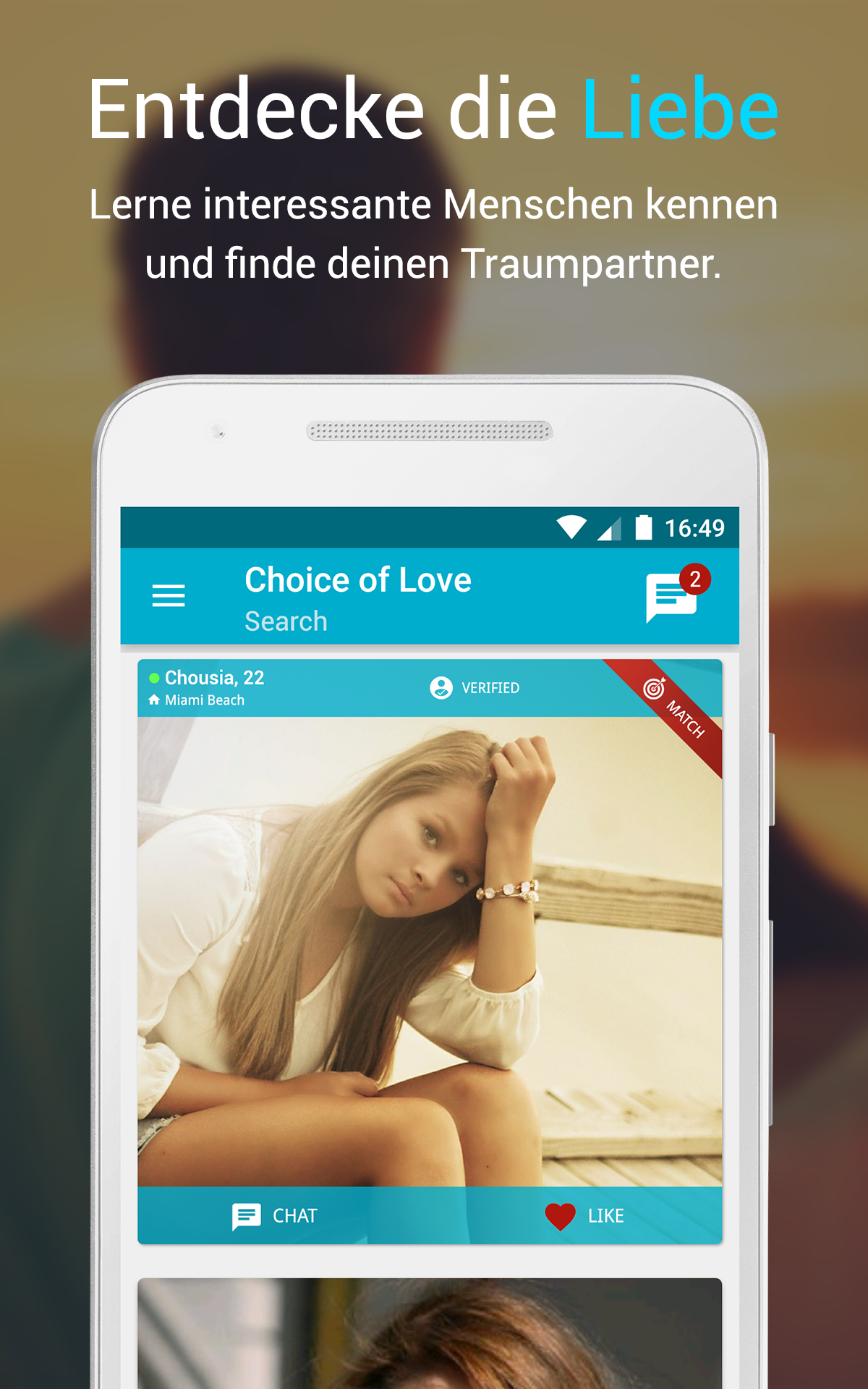 Android application Choice of Love: Dating & Chat screenshort