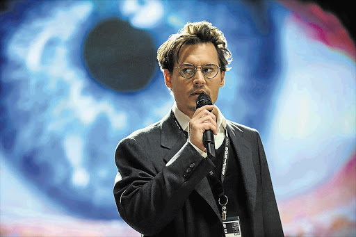 HAL OF A GUY: Johnny Depp in 'Transcendence'