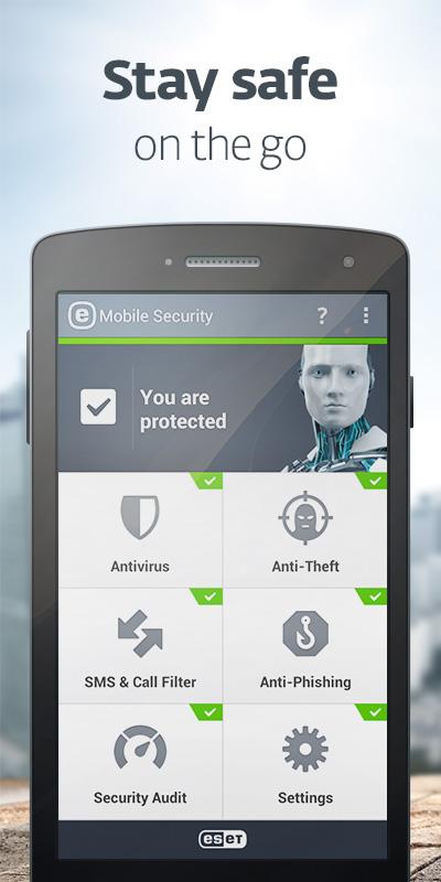 Android application ESET Mobile Security & Antivirus screenshort