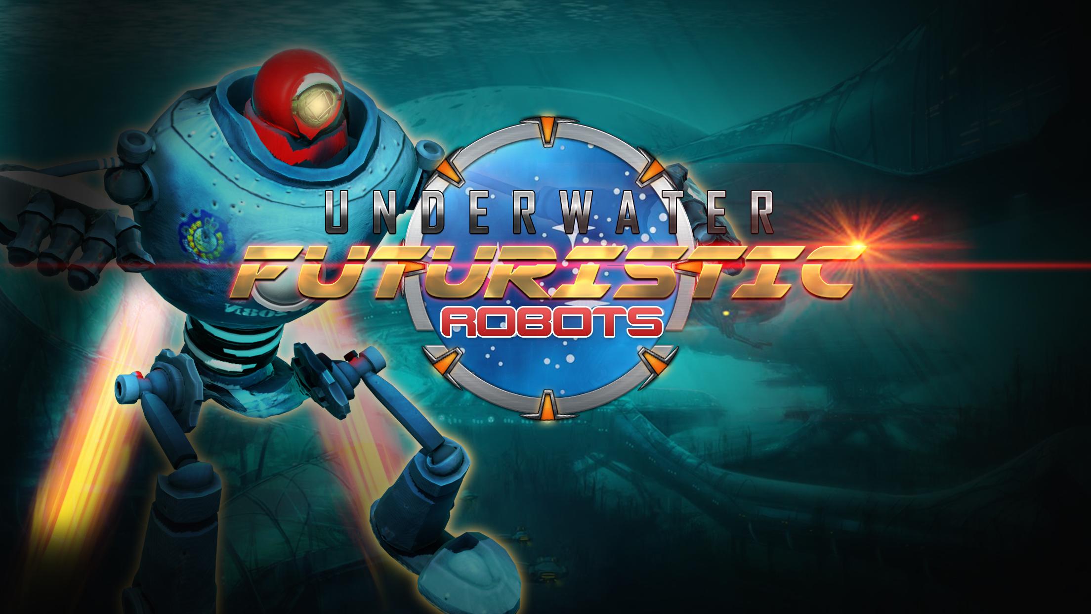 Android application Superhero Underwater Robot 3D screenshort