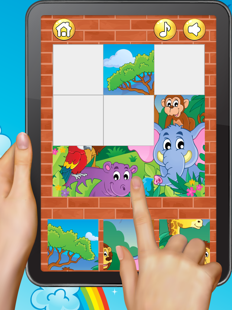 Android application Kids Puzzles screenshort
