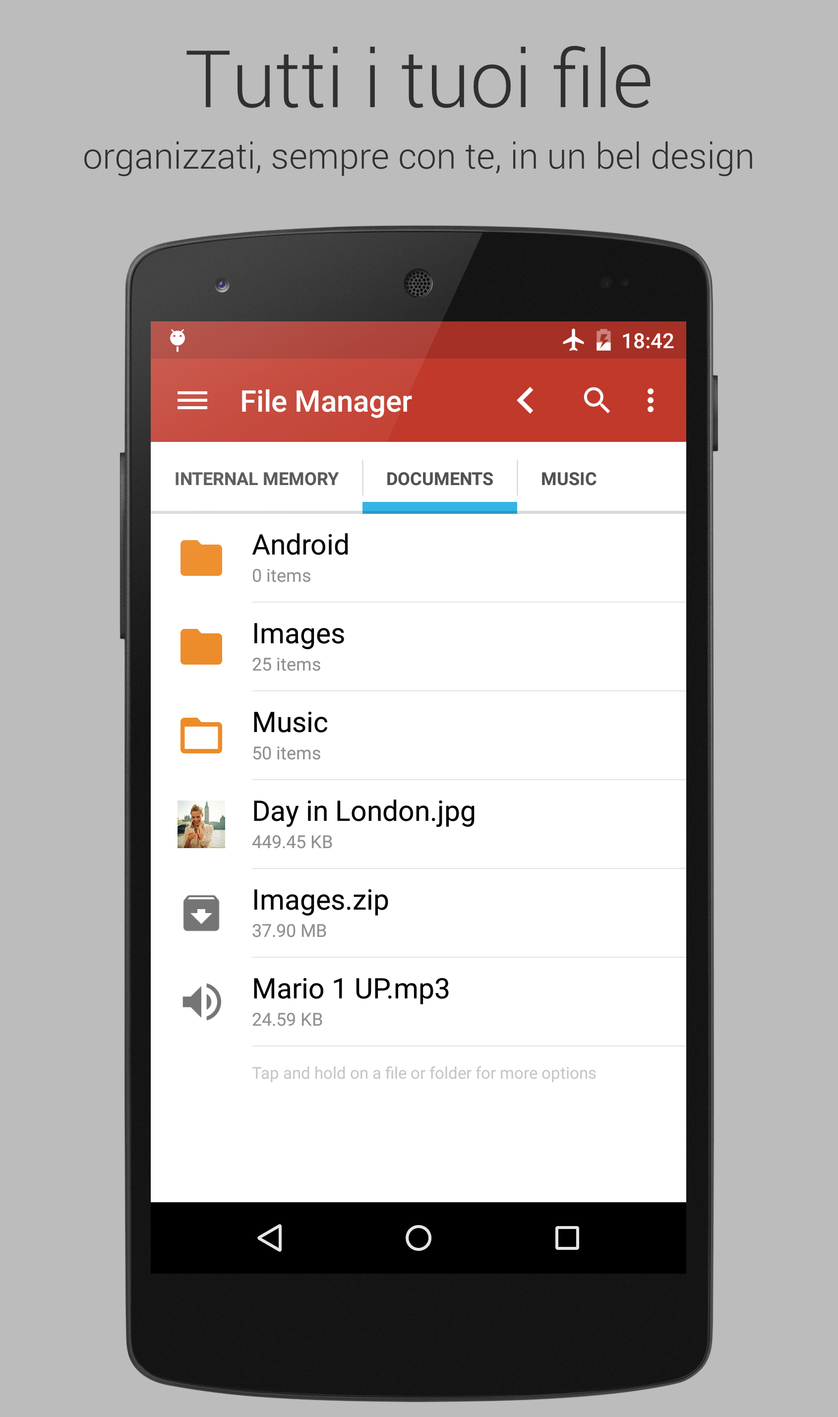 Android application File Manager File Explorer screenshort