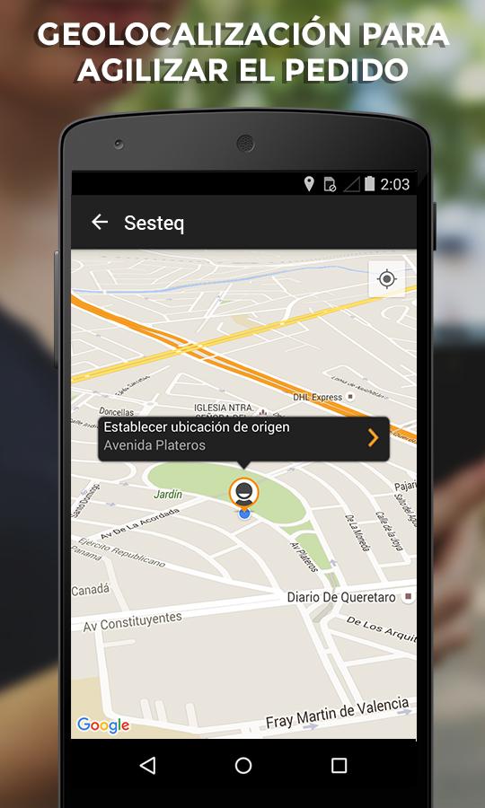 Android application Sesteq screenshort