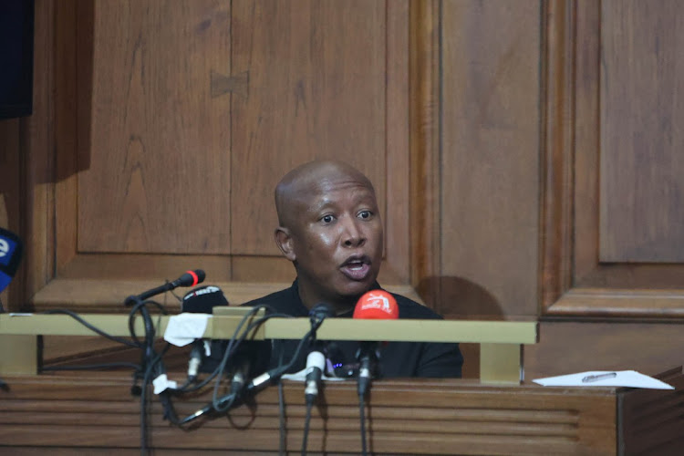 Monday was the deadline for EFF leader Julius Malema to apologise to the National Assembly, the Judicial Service Commission and judge Keoagile Elias Matojane, for his questions during the JSC interview process that related to himself. File photo.