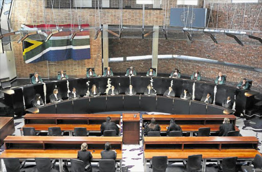 The Constitutional Court in session. Picture: JAMES OATWAY