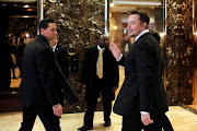 CEO at Tesla Elon Musk enters Trump Tower ahead of a meeting of technology leaders with President-elect Donald Trump in Manhattan, New York City. REUTERS/Andrew Kelly