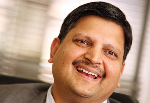 Billionaire businessman and newspaper publisher Atul Gupta at the New Age offices.