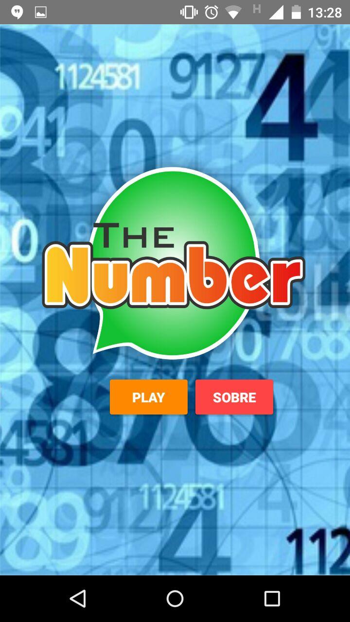 Android application The Number screenshort