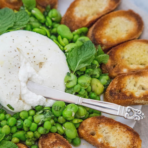 Peas with recipe Zesty breaded Beans Trout trout Breaded Fava and