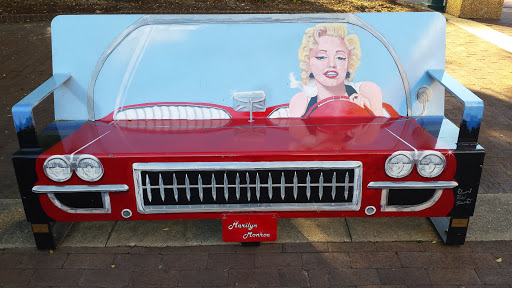 Marilyn Monroe Art Bench