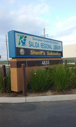 Salida Library/Sheriff Sign