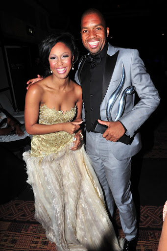 Minnie Dlamini and her ex-beau, soccer player Itumeleng Khune.