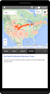 Live Weather and Hazard screenshot for Android