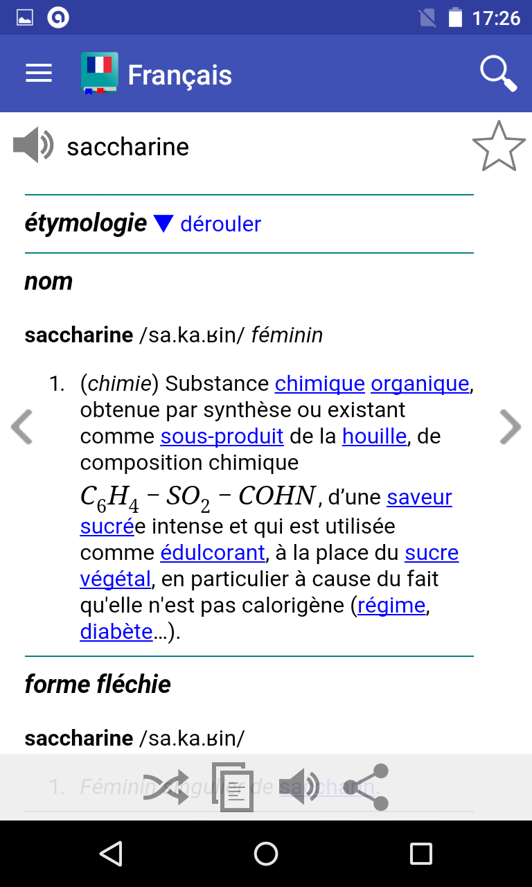 Android application French Dictionary - Offline screenshort