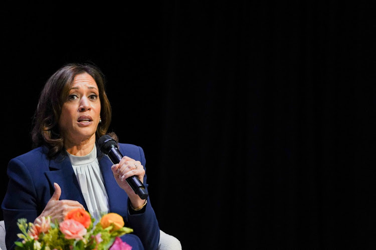 US Vice-President Kamala Harris is re-running for the vice-presidency role and aims to centre her campaign around the empowerment of women. File photo.