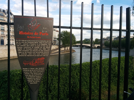 Plaque Commémorative Île Saint Louis