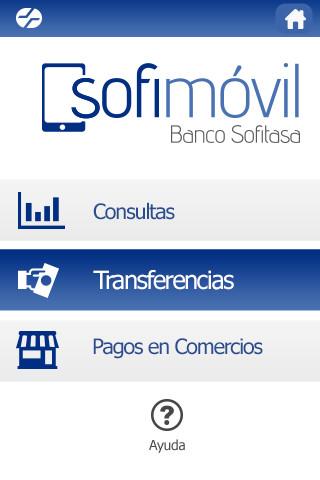 Android application Sofimóvil screenshort