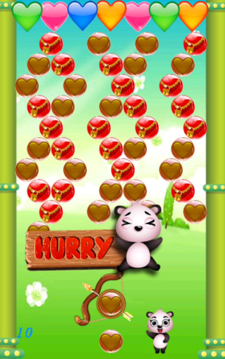 Android application Valentine Panda Pop screenshort