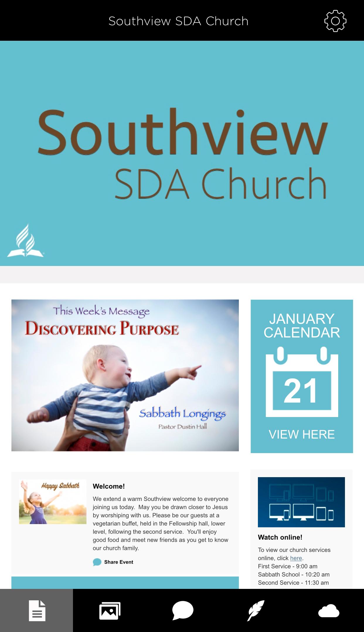 Android application Southview Church Connect screenshort