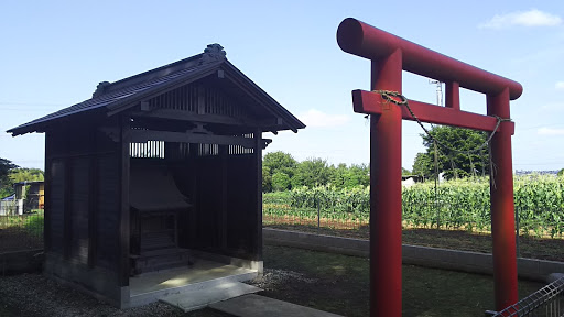 隠れた鳥居