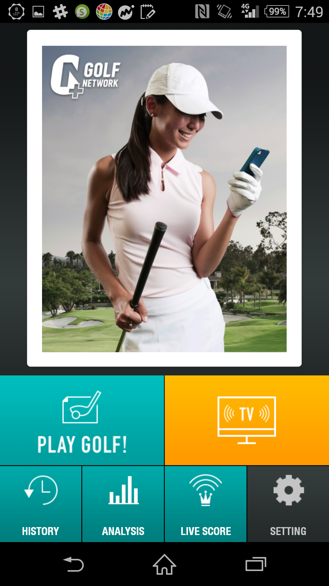 Android application GOLFNETWORKPLUS - GolfScore screenshort