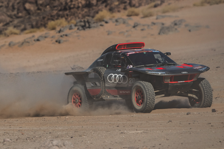 Spaniard Carlos Sainz won the Dakar Rally for the fourth time in Saudi Arabia on Friday with Audi taking a first title in the car category. Picture: FLAVIEN DUHAMEL/RED BULL CONTENT POOL