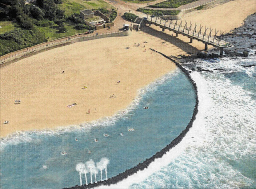 An artist's impression of the Umhlanga beachfront revitalisation and tidal pool