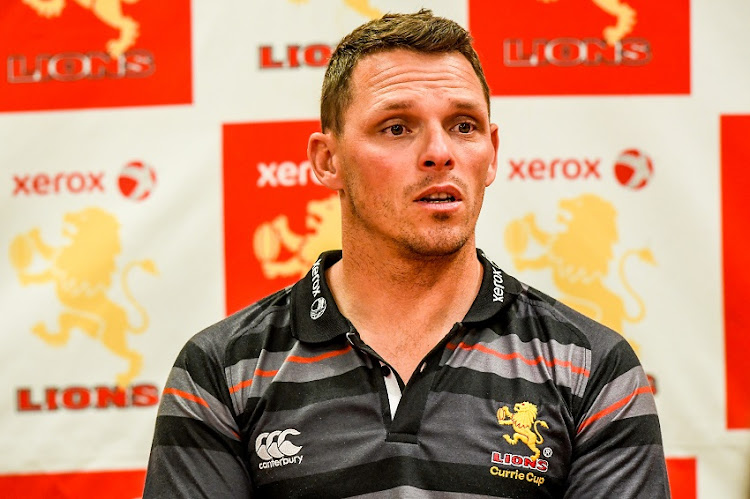 Ivan Van Rooyen (coach) of the Lions during the Currie Cup match between Xerox Golden Lions XV and Cell C Sharks XV at Emirates Airline Park on August 18, 2019 in Johannesburg, South Africa.