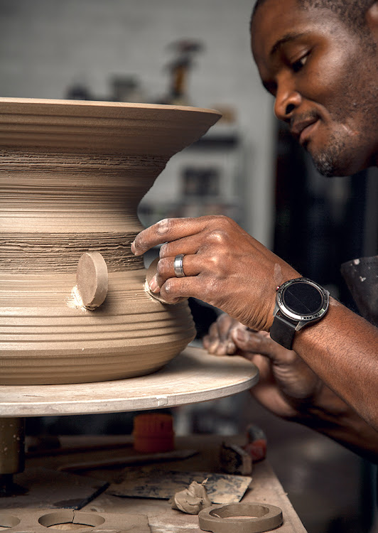 Ceramicist Chuma Maweni.