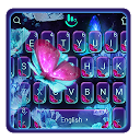 ダウンロード Neon 3D Light Butterfly Keyboard Theme をインストールする 最新 APK ダウンローダ