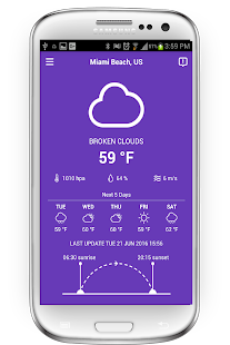 Weather Forecast App screenshot for Android