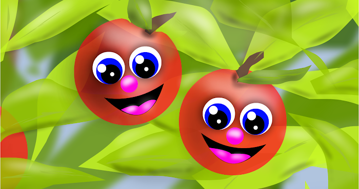 Two Red Apples Smiled At Me