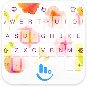 Download Watercolor Flower Keyboard For PC Windows and Mac