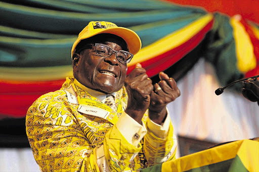 GOING STRONG: President Robert Mugabe addresses delegates at the opening of Zanu-PF's 13th congress in Gweru this week