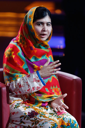 Malala Yousafzai speaks during the '2013! Menschen, Bilder, Emotionen' - RTL-Jahresrueckblick on December 1, 2013 in Huerth near Cologne, Germany.