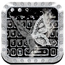 ダウンロード Luxury Diamond Butterfly Keyboard Theme をインストールする 最新 APK ダウンローダ