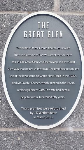 The Great Glen Plaque 