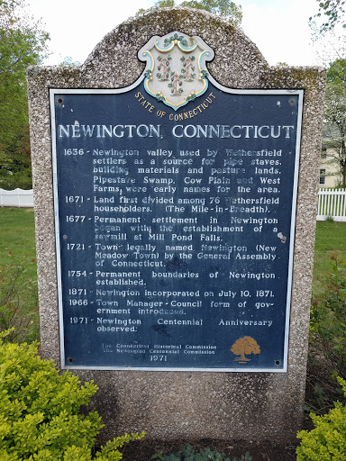 NEWINGTON, CONNECTICUT 1636 - Newington valley used by Wethersfield settlers as a source for pipe staves, building materials and pasture lands. Pipestave Swamp, Cow Plain and West Farms were early...