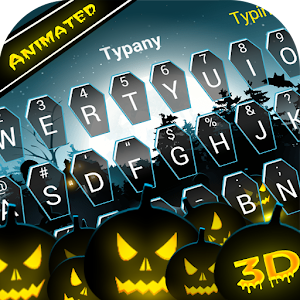 Download Animated Halloween Theme&Emoji Keyboard For PC Windows and Mac