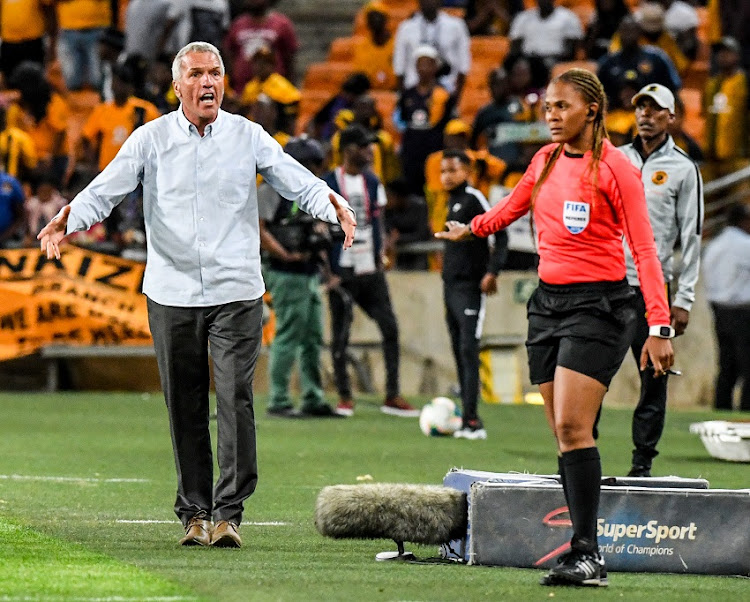Ernst Middendop (coach) of Kaizer Chiefs during the Absa Premiership match between Kaizer Chiefs and Polokwane City at FNB Stadium on September 14, 2019 in Johannesburg, South Africa.