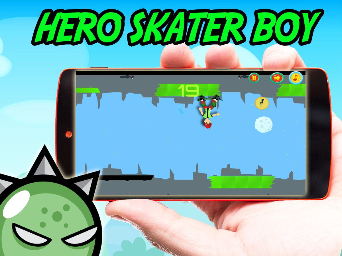 Android application Hero Bene adventure Boy Skater screenshort